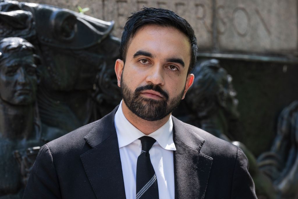 Headshot of mayoral candidate Zohran Mamdani.