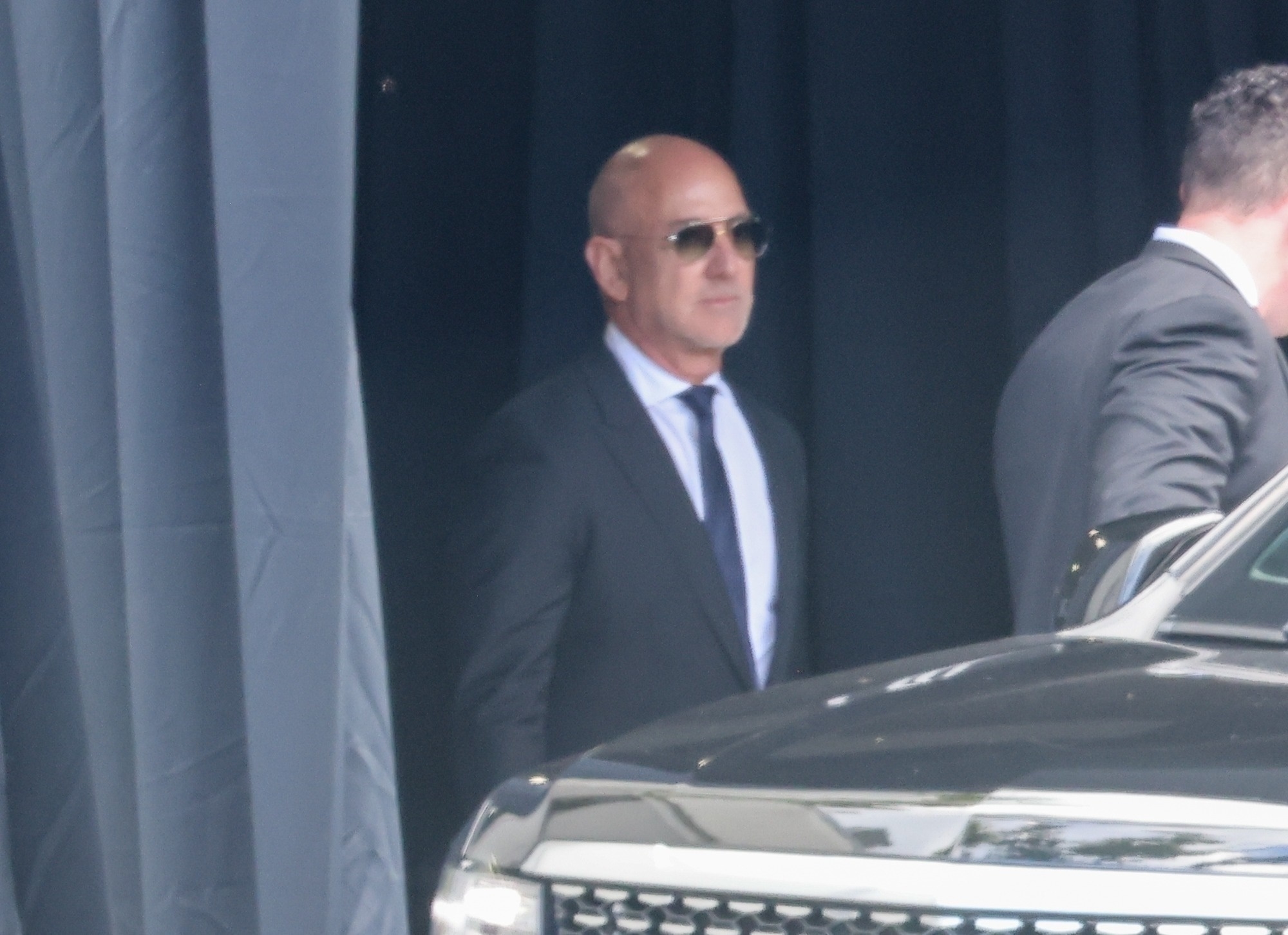 Jeff Bezos in sunglasses. 
