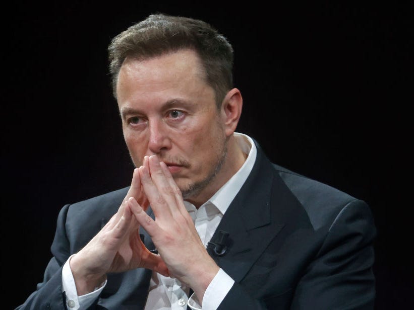 Elon Musk thinking.