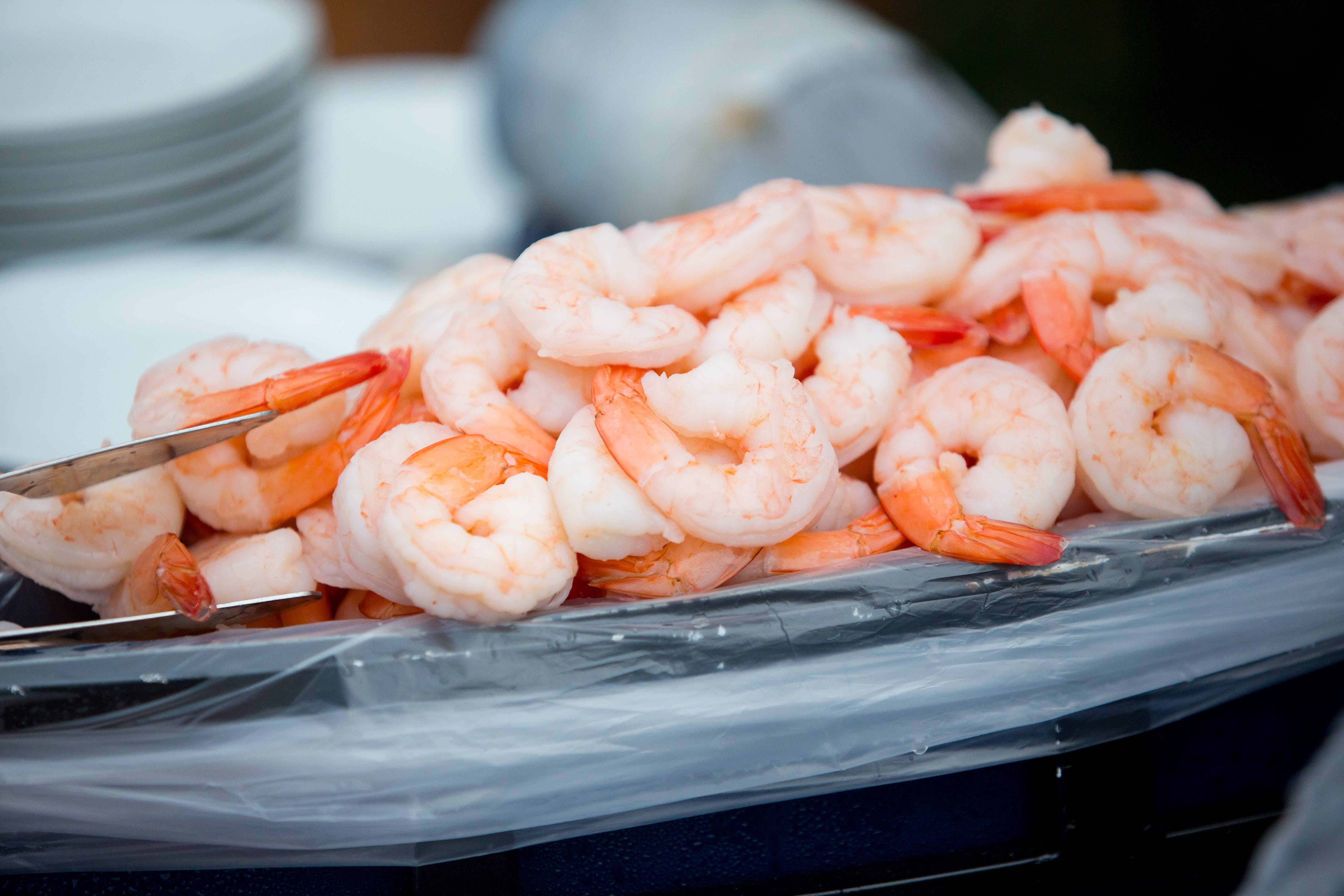 frozen shrimp in package