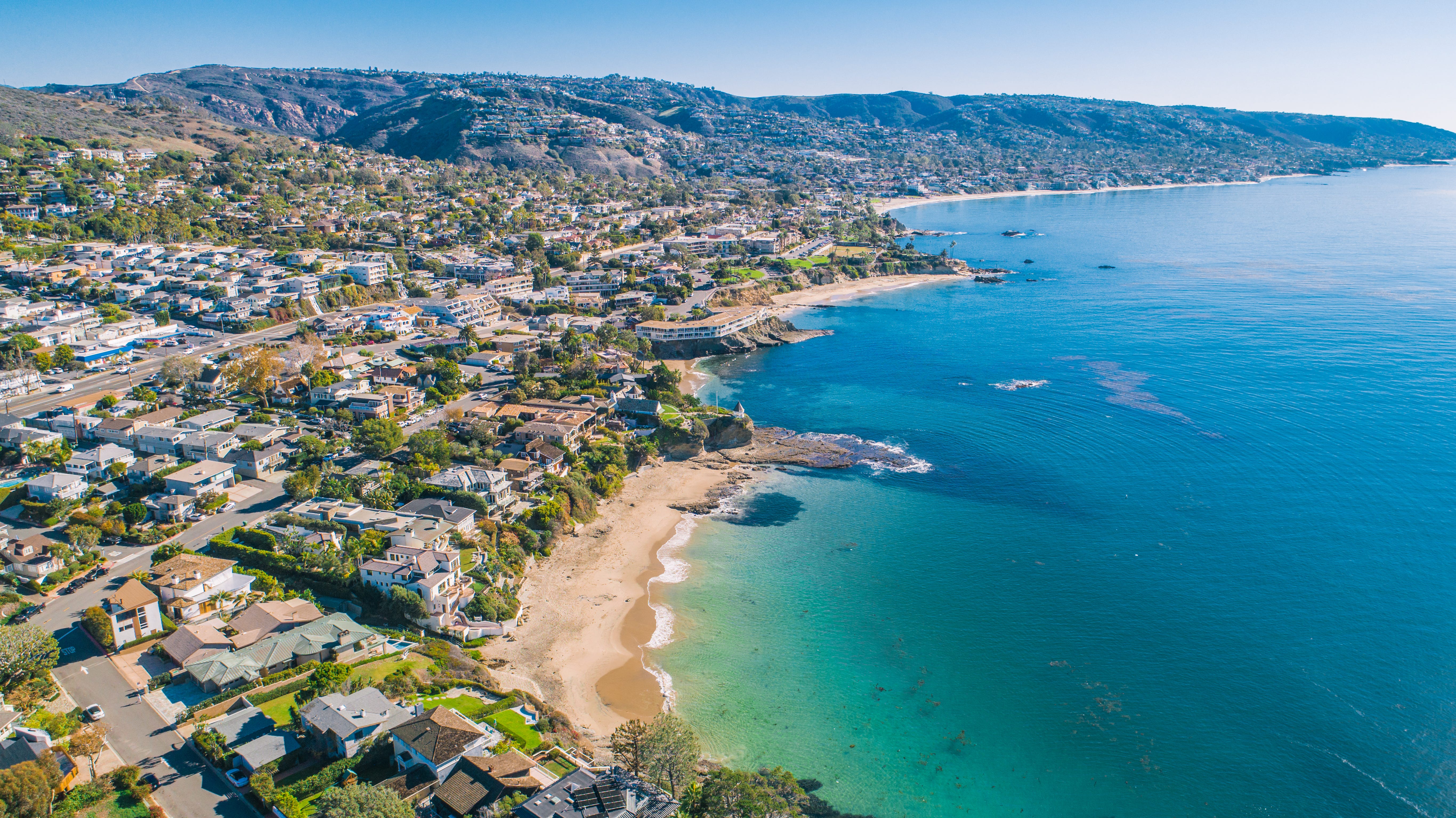 Laguna Beach in California.