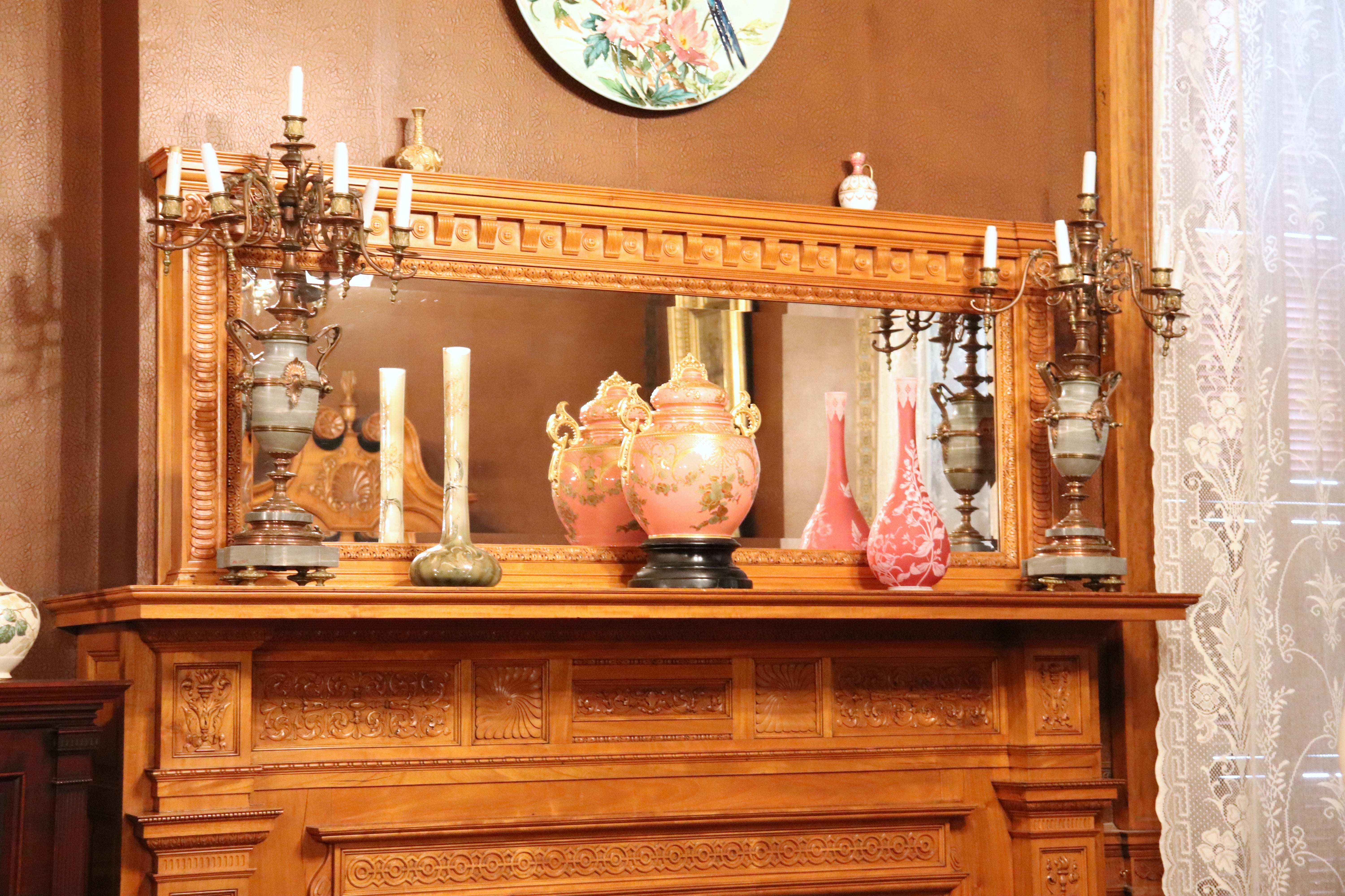 Vases in the Reception Room.