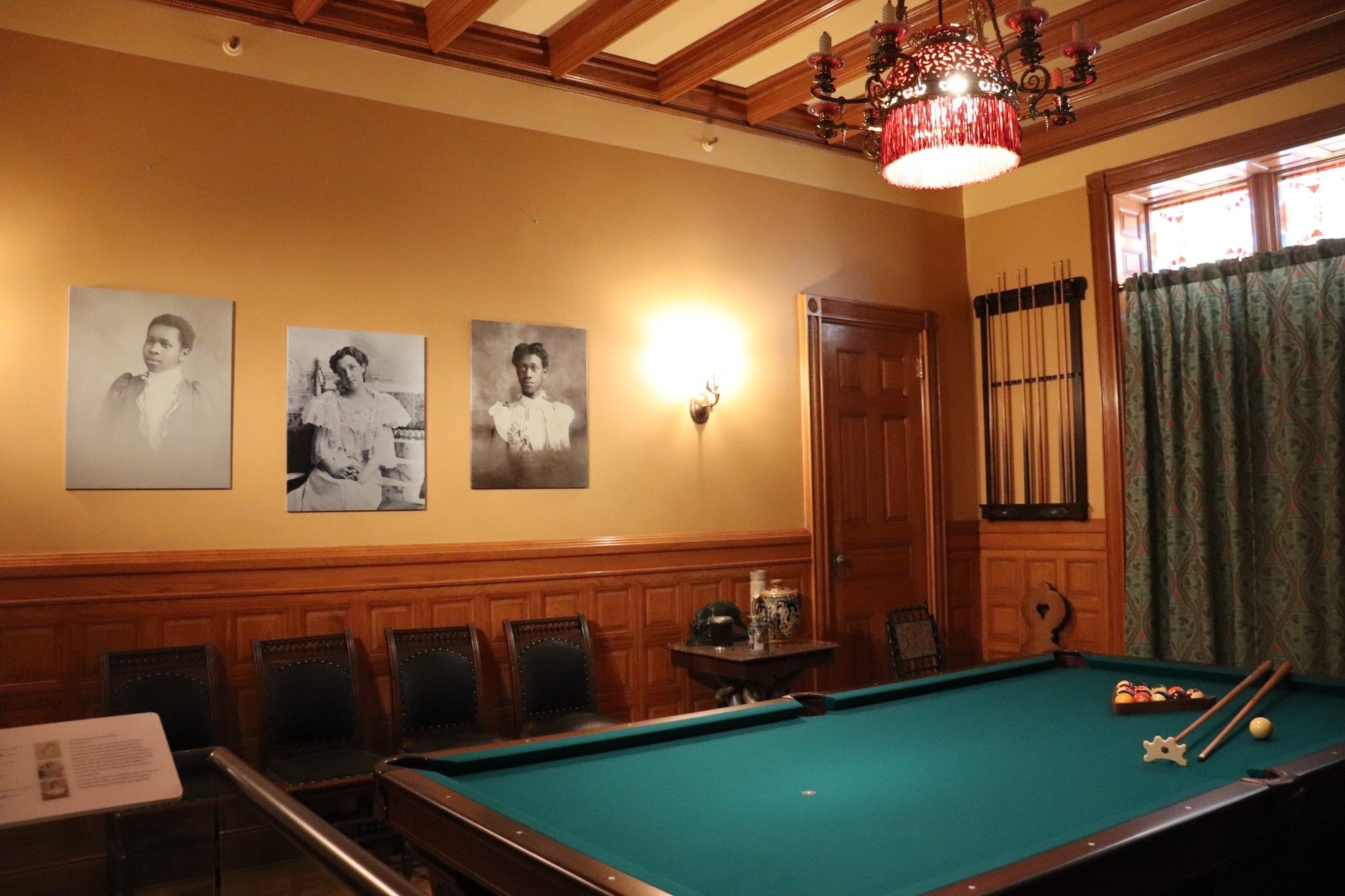 The Billiard Room at Ballantine House.