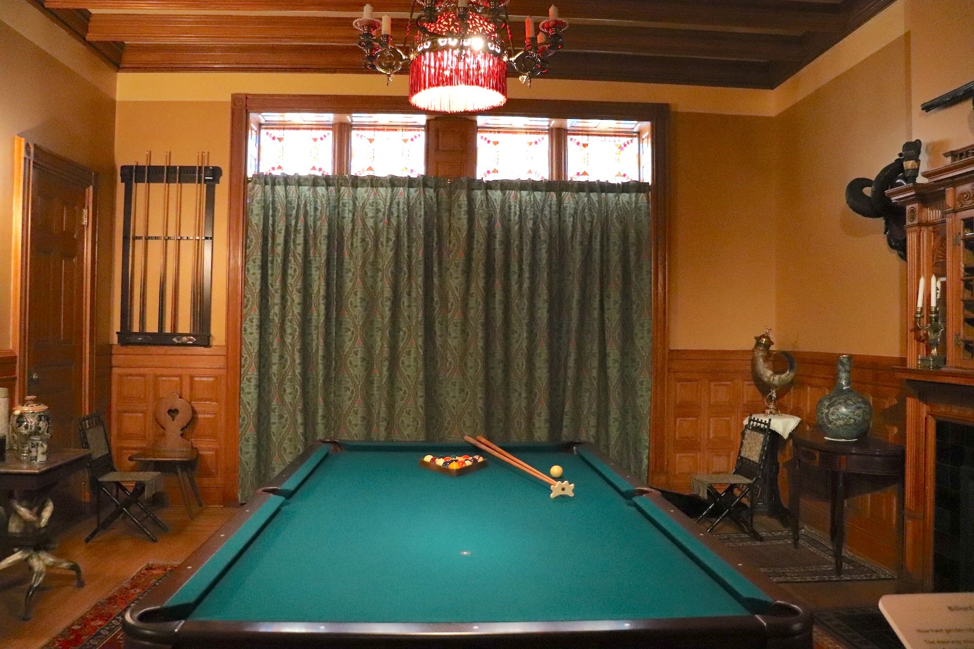 The Billiard Room at Ballantine House.