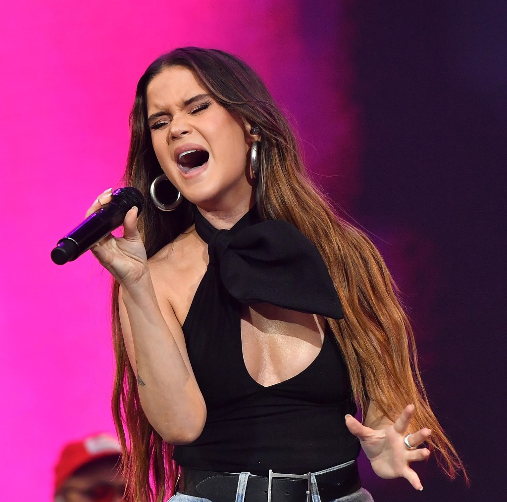 Maren Morris performs on stage.