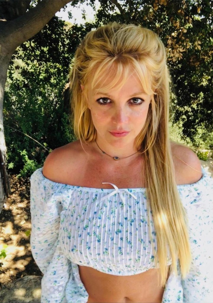 Britney Spears poses for a photo.