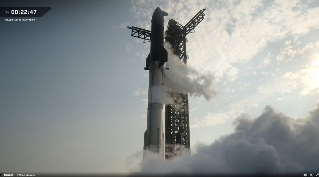 SpaceX Starship launch.