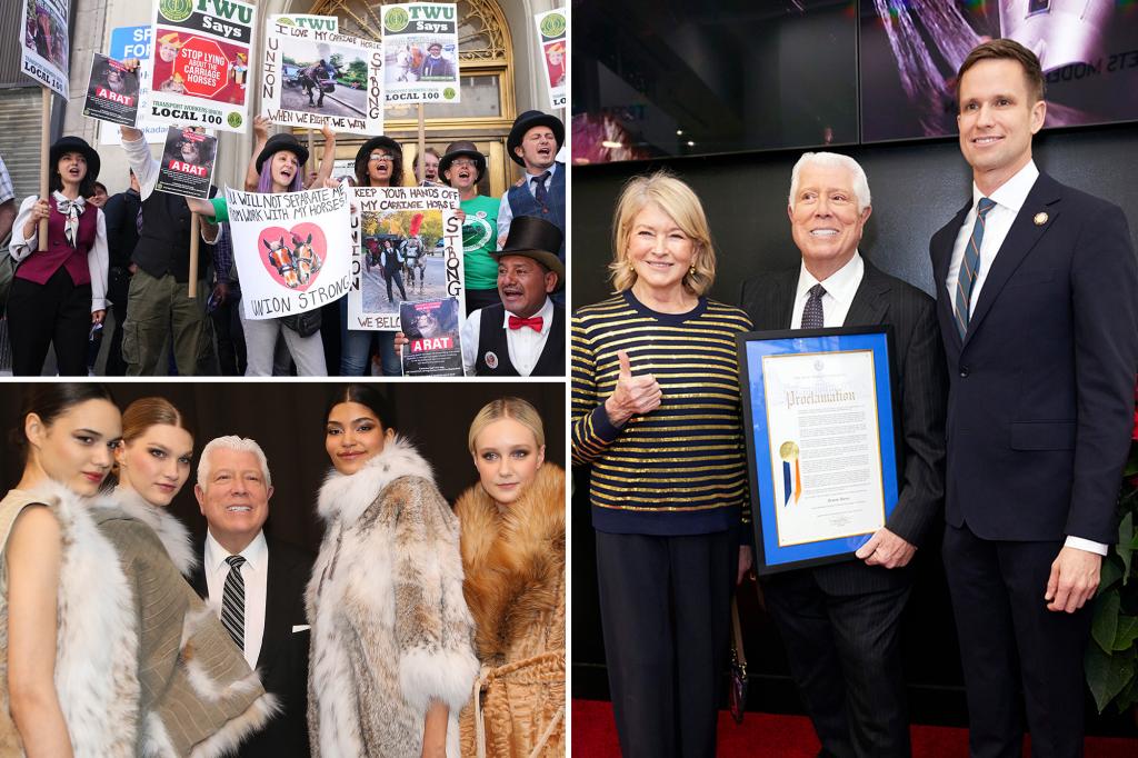 ‘Hypocritical’ NYC pol Erik Bottcher pushing ban on horse carriages once honored ‘king of furs’