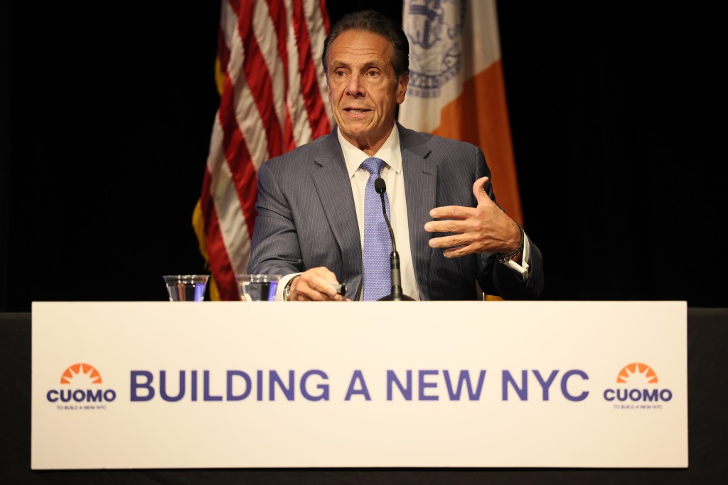 Andrew Cuomo announces his NYC mayoral candidacy.