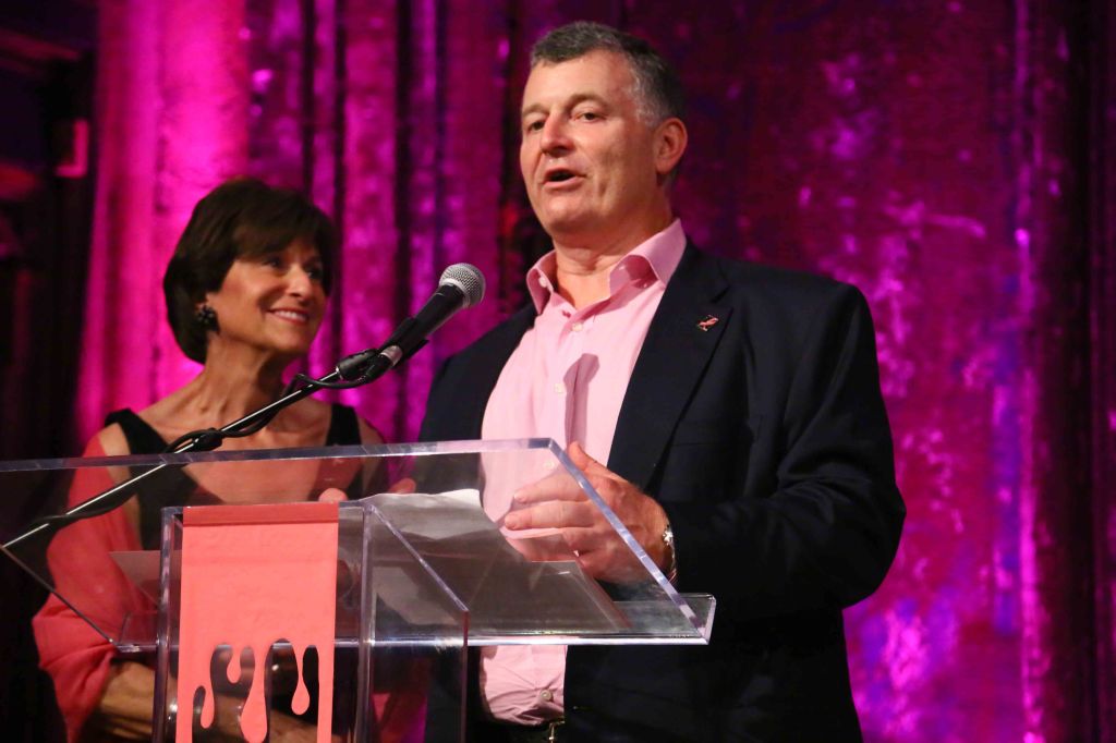 Myra Biblowitz and William Lauder at The Pink Agenda's Sixth Annual Gala.