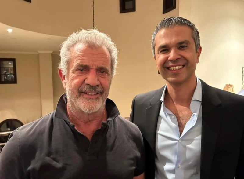 Aseem Malhotra and Mel Gibson.