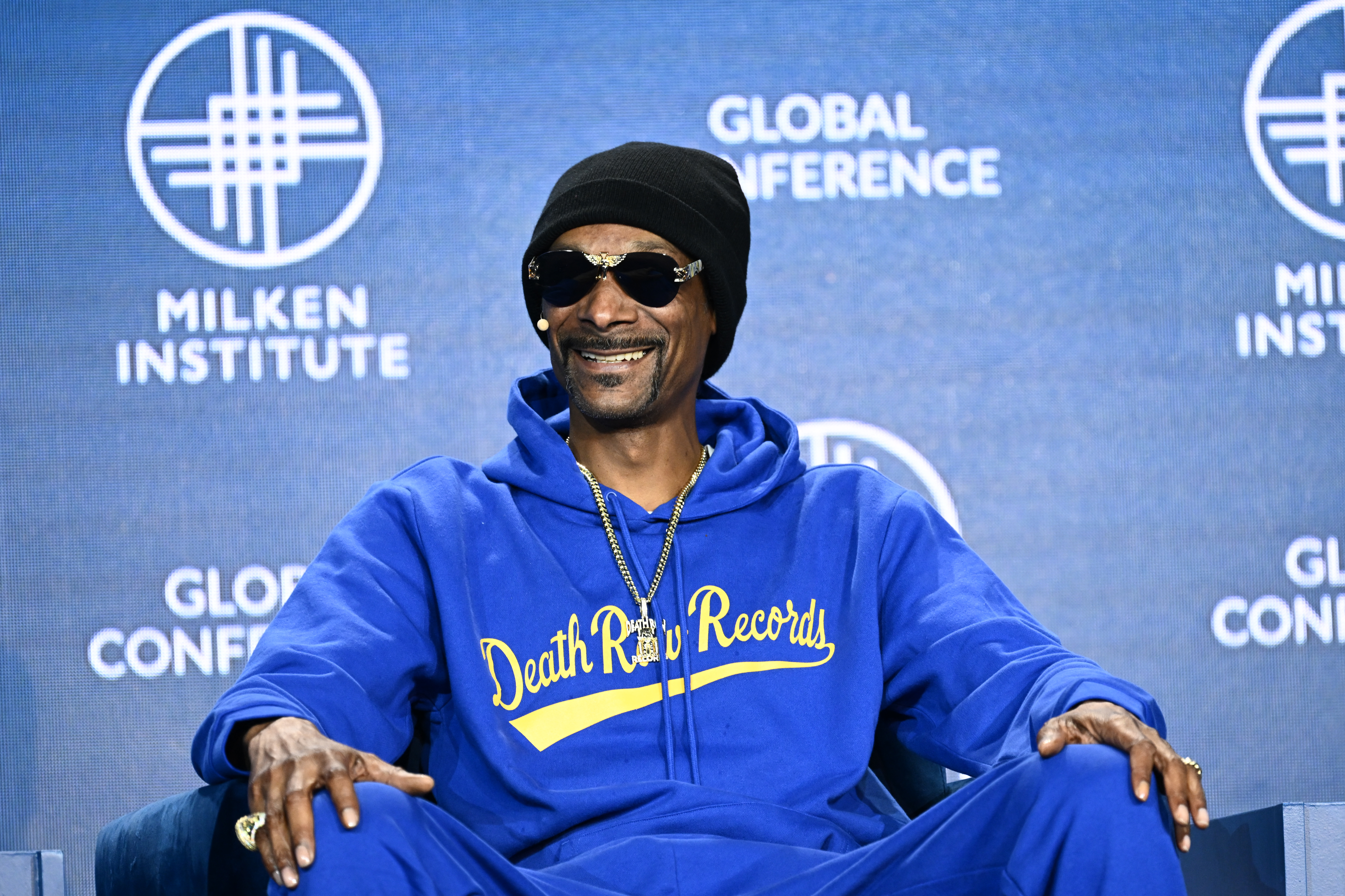 Snoop Dogg at the Milken Institute Global Conference in 2023