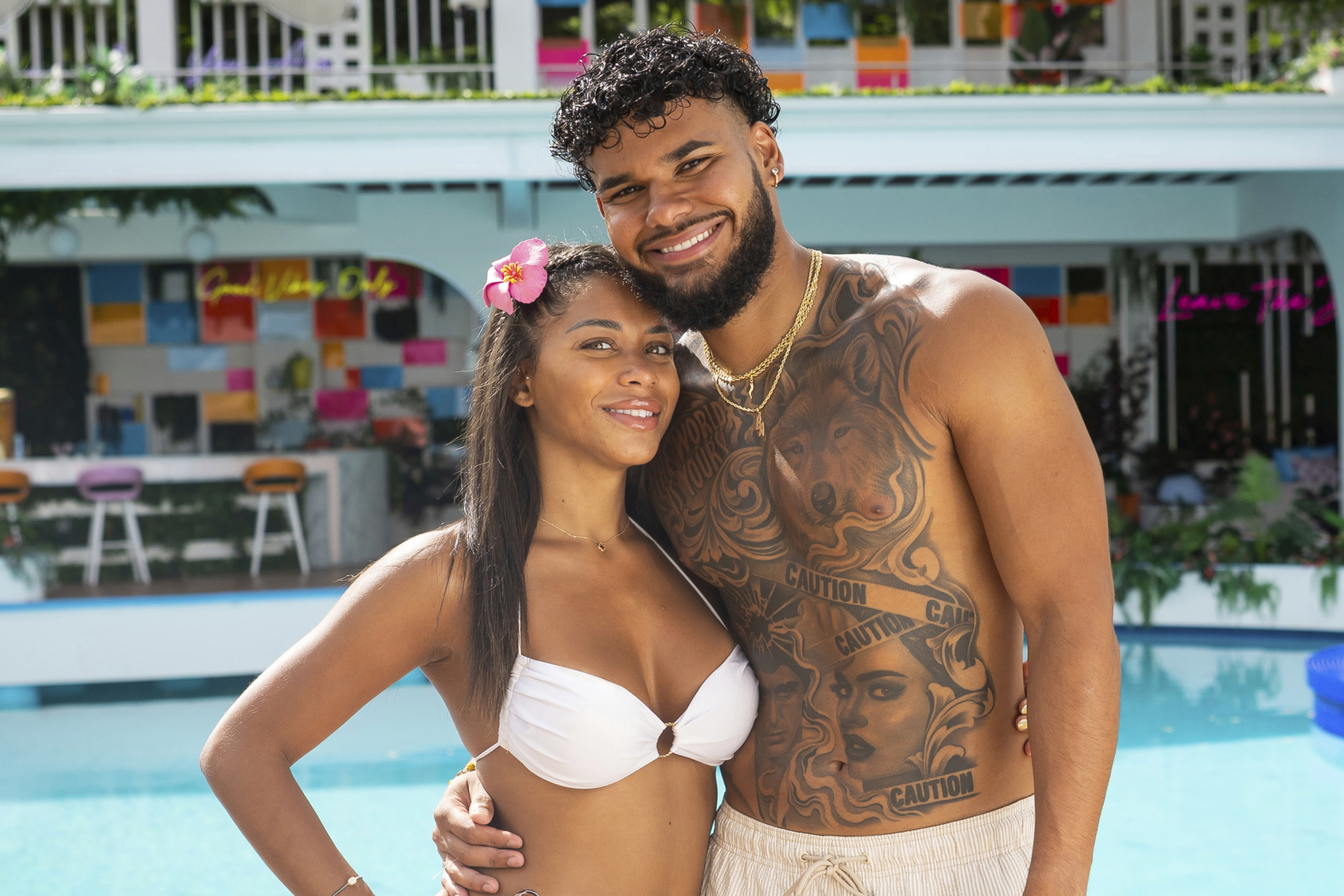 Amaya Espinal and Bryan Arenales