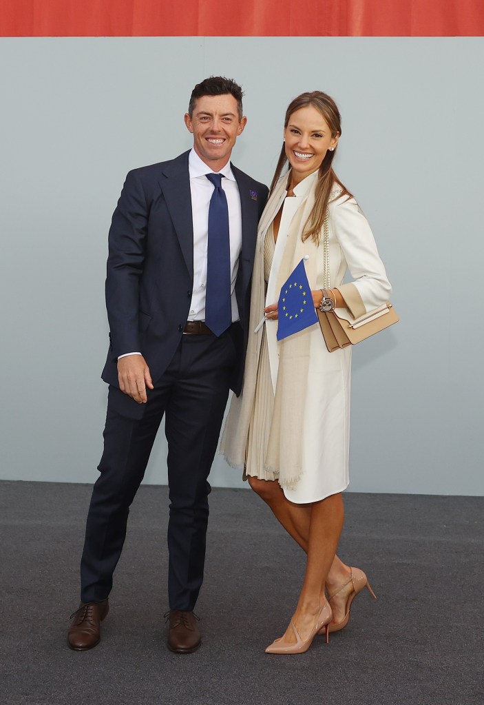 Erica Stoll and Rory McIlroy in September 2021