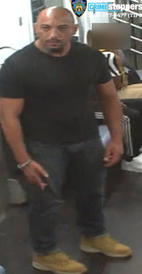 The victim was riding a northbound No. 2 train at 149th Street-Grand Concourse around 1:30 a.m. July 26 when a bald, goateed stranger sat across from her and started puffing on a cigarette, police said.