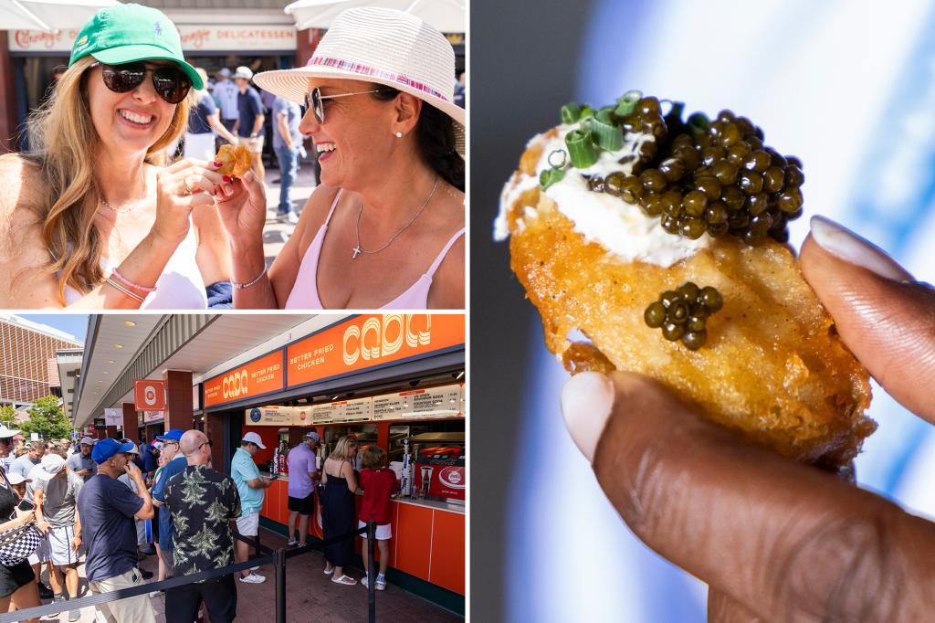 US Open fans divided on $100 caviar-topped chicken nuggets: ‘Weird would be a good word’