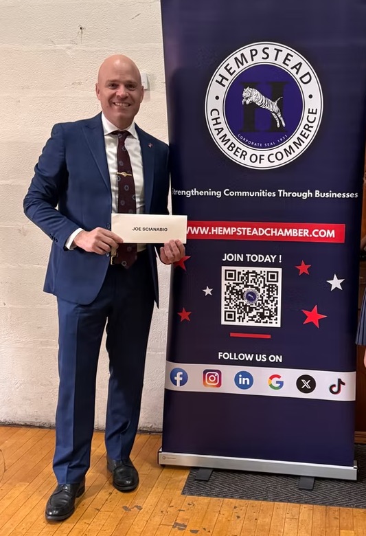 Democratic Hempstead supervisor candidate Joseph Scianablo