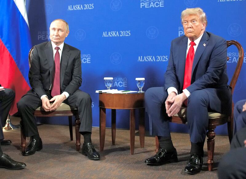 Donald Trump and Vladimir Putin