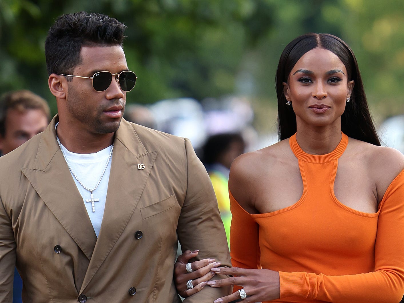 Russell Wilson and Ciara attended The Serpentine Gallery Summer Party in June 2022.
