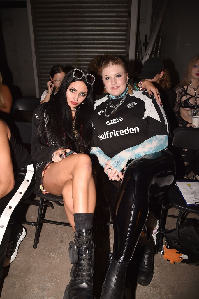 Leanna Perry (left) has worked as an artist and designer for Maybelline, Adidas, MAC, Steve Madden, Hot Topic, and Shein.