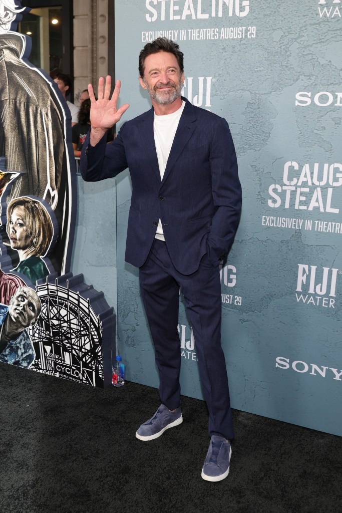 Hugh Jackman, ‘Caught Stealing’ NYC premiere