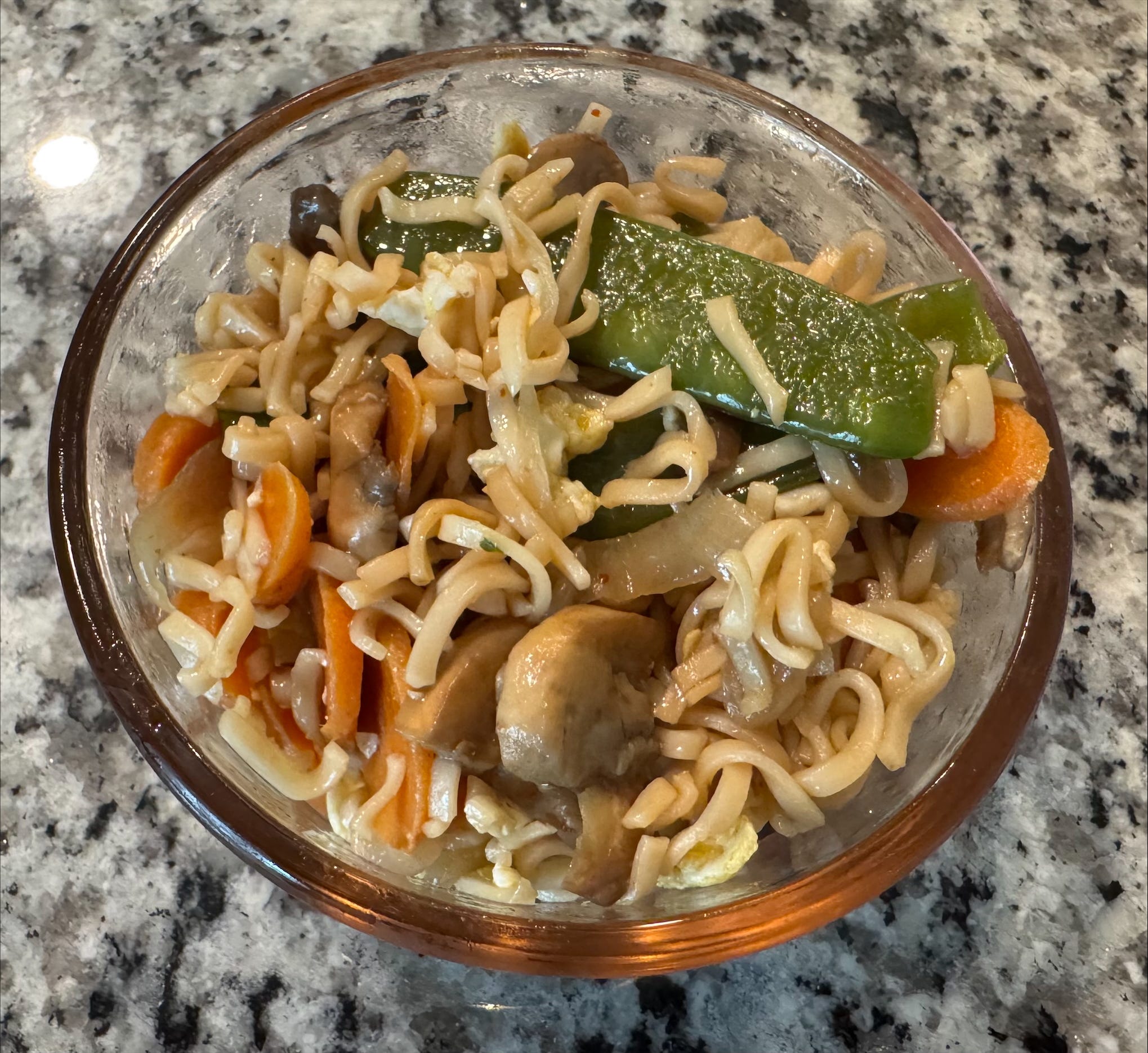 Stir-fried noodles.