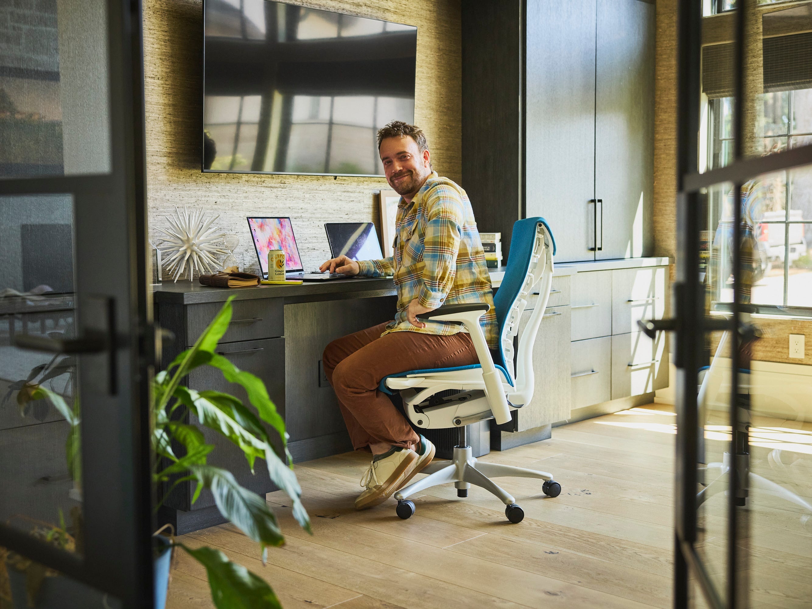 Ben Goodwin at his desk