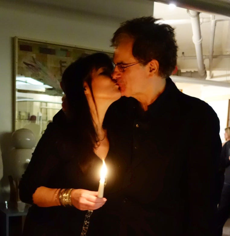 Couple kissing