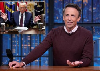 Trump rips ‘sick rumor’ NBC extended Seth Meyers’ contract: ‘He has no Ratings, Talent, or Intelligence’