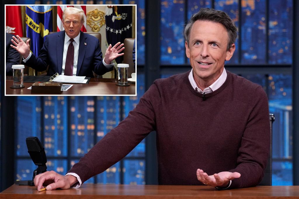 Trump rips ‘sick rumor’ NBC extended Seth Meyers’ contract: ‘He has no Ratings, Talent, or Intelligence’