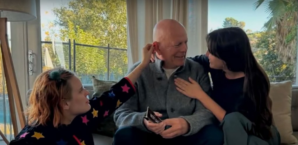 Bruce Willis and daughters 