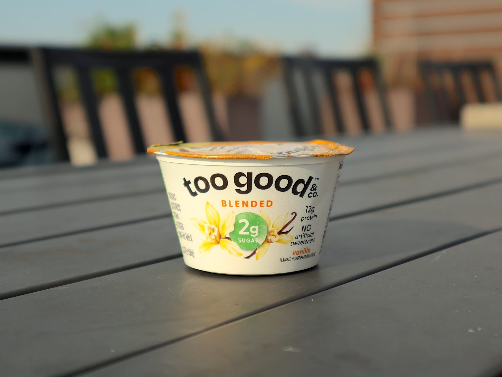 too good blended yogurt