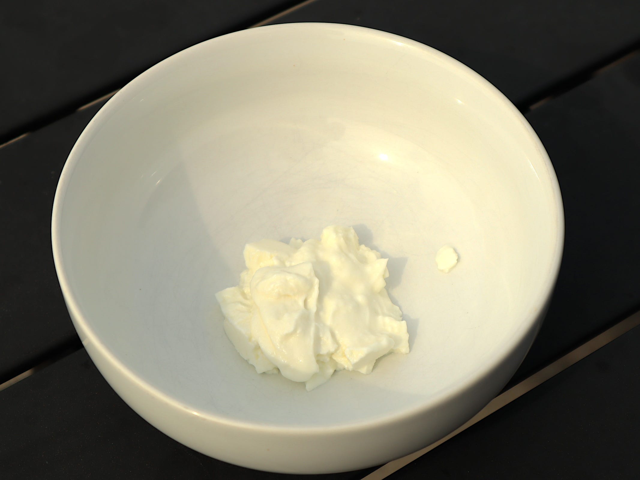 chobani protein yogurt in bowl