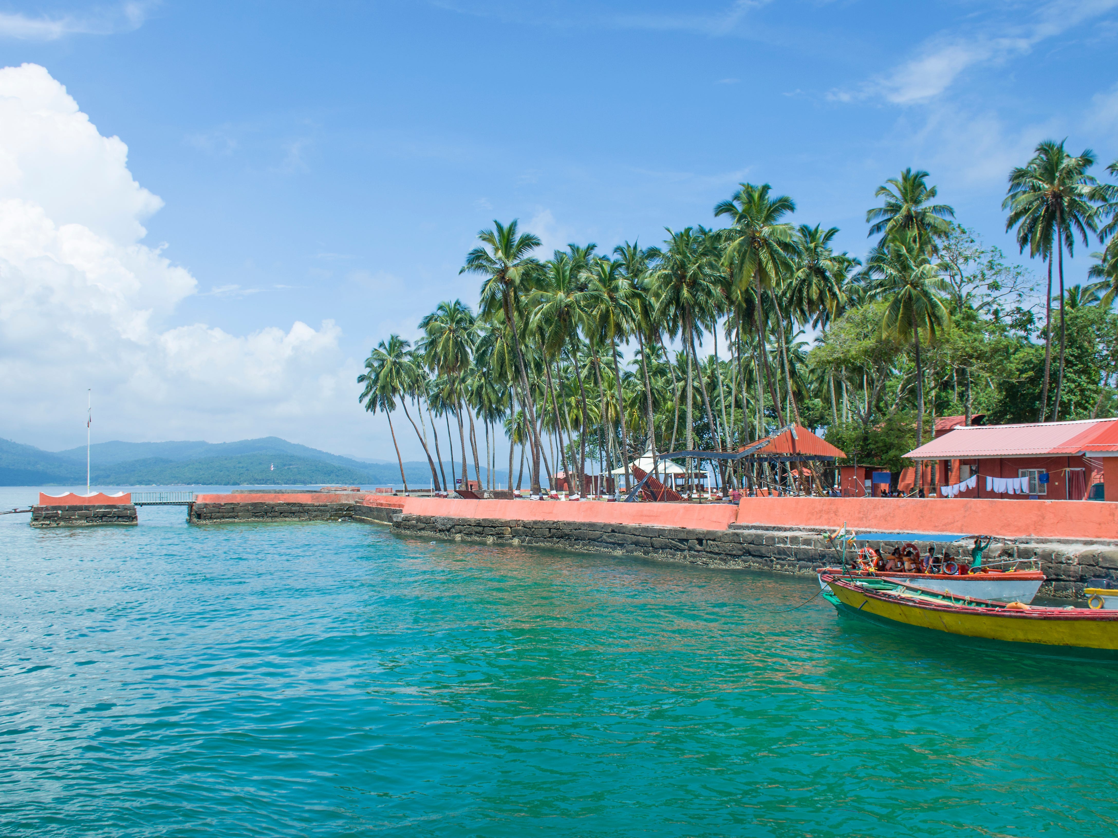 View of the water, Andaman Islands in India.