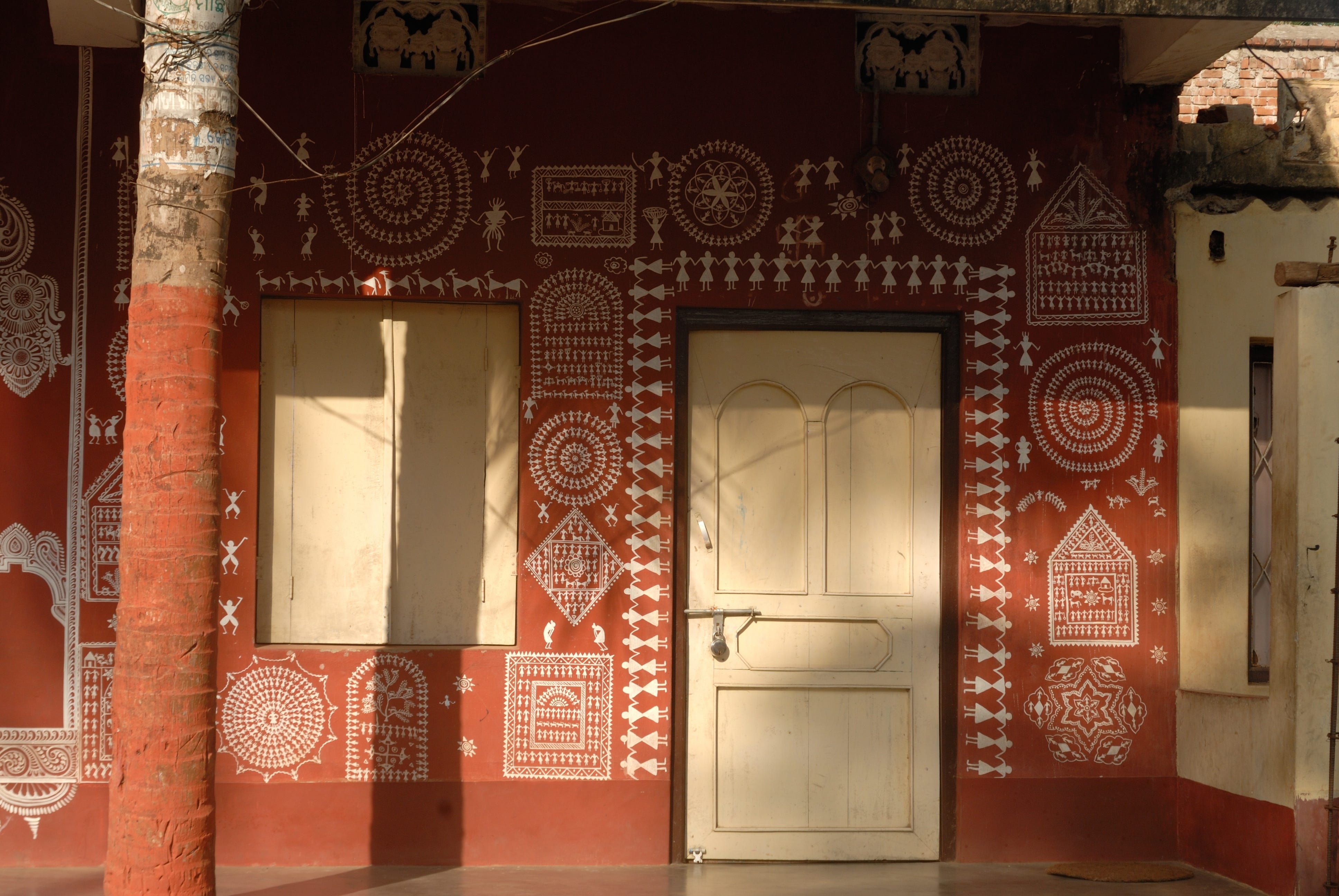 Pattachitra paintings in Raghurajpur, India.
