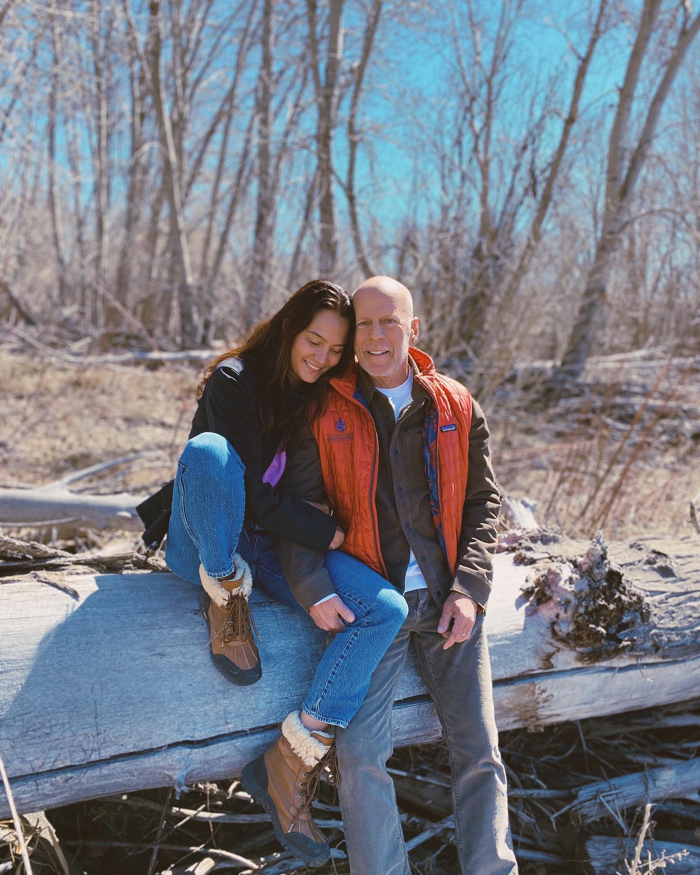 Bruce Willis and Emma Heming