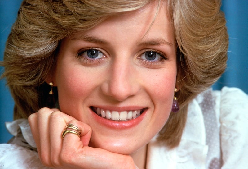 Diana, Princess Of Wales, Smiling During A Private Photo Session At Her Home, Kensington Palace. 1st February 1983.