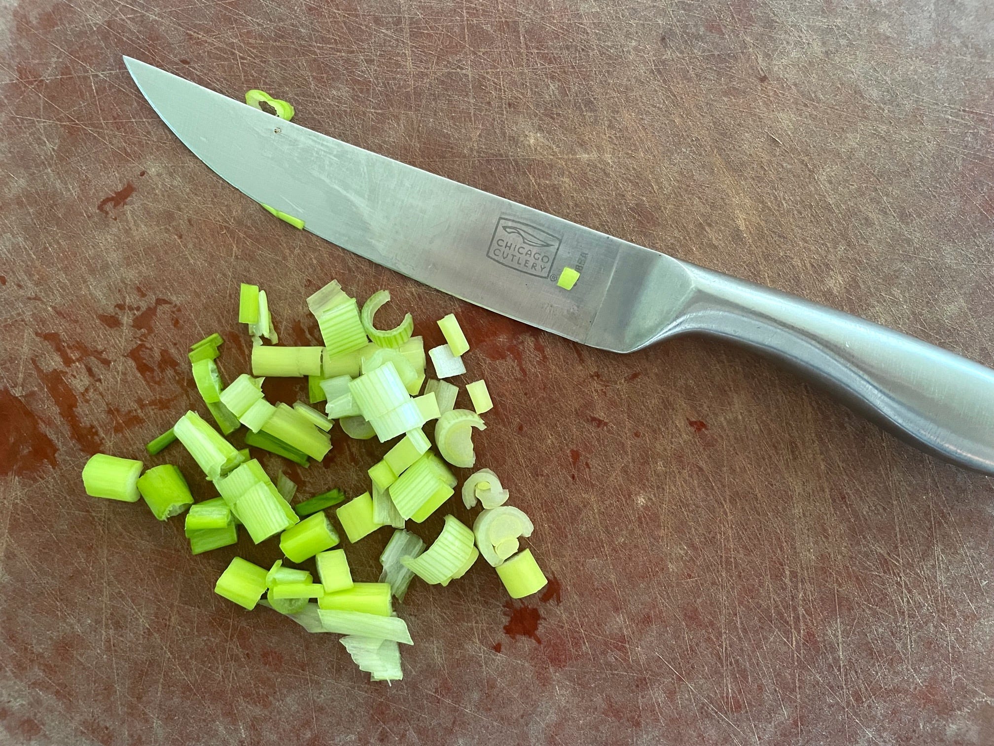 Scallions for Gordon Ramsay fried eggs