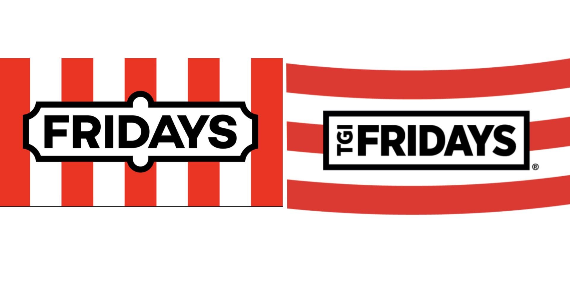 A composite of UK TGI Fridays logos