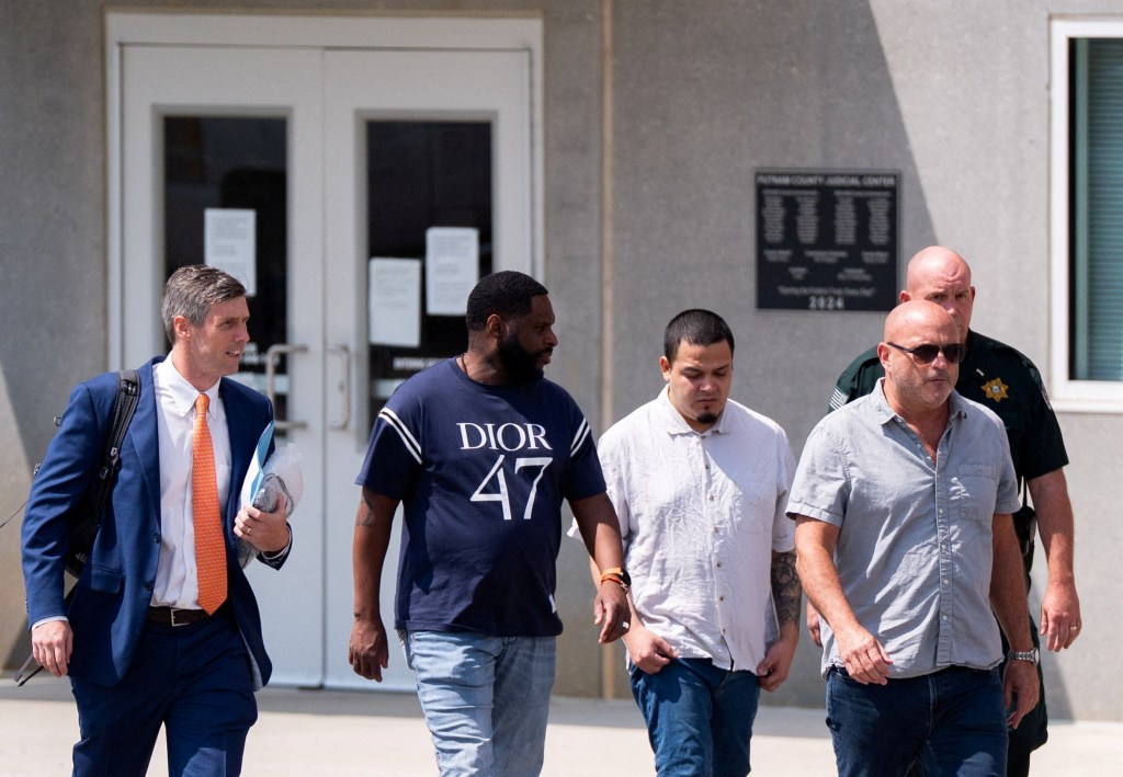 Kilmar Abrego Garcia, wrongly deported migrant, released from Putnam County Jail.