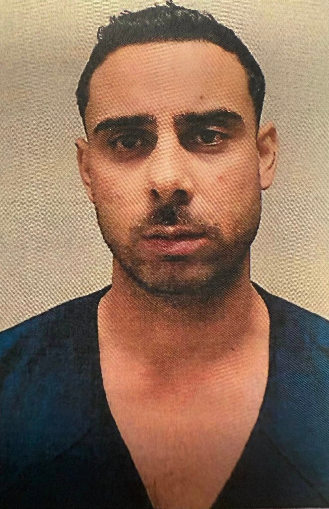 Mugshot of a man.