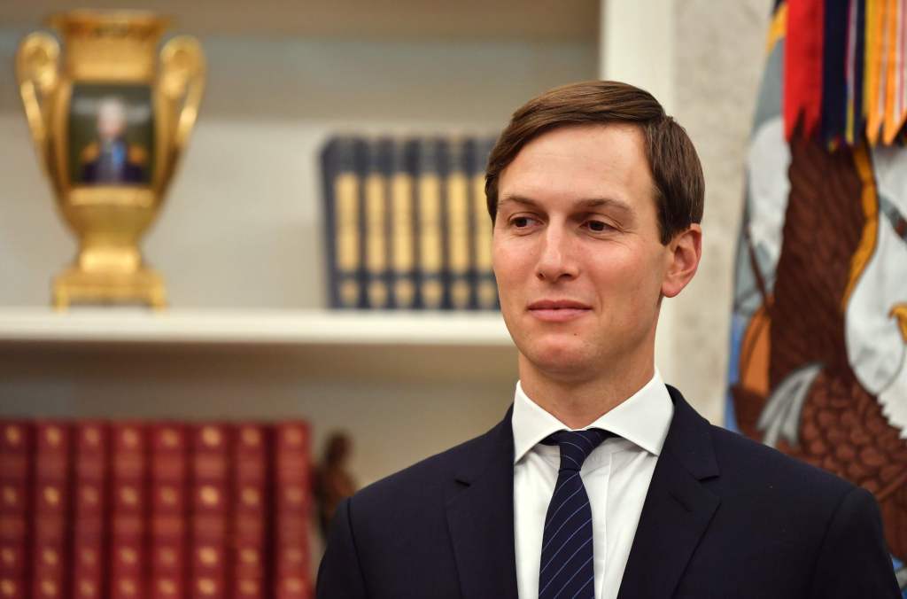 Jared Kushner in the Oval Office.