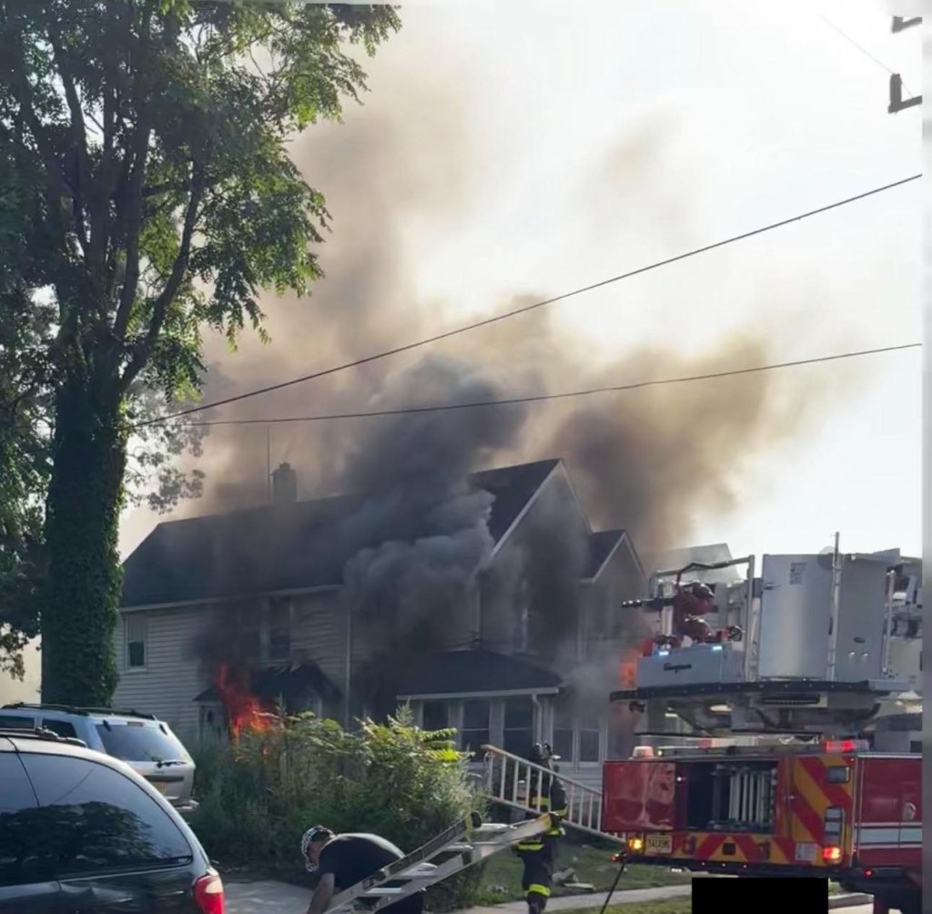 First responders pulled up to the Asbury Park home shortly before 9 a.m. Monday to find flames blasting through the first-floor windows.