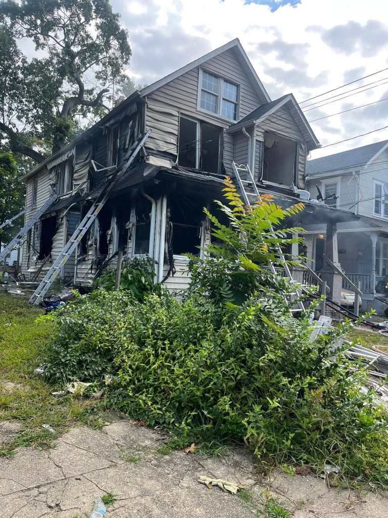 The Asbury Park Fire Department said there were no fatalities or serious injuries in the blaze and is investigating the cause.
