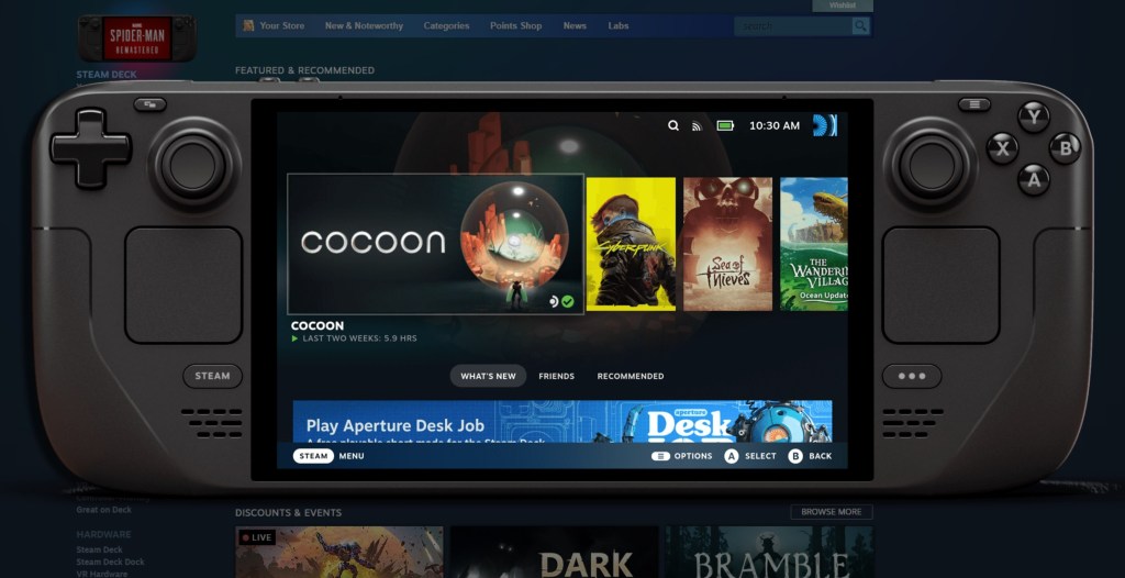 Steam Deck Console Screenshot