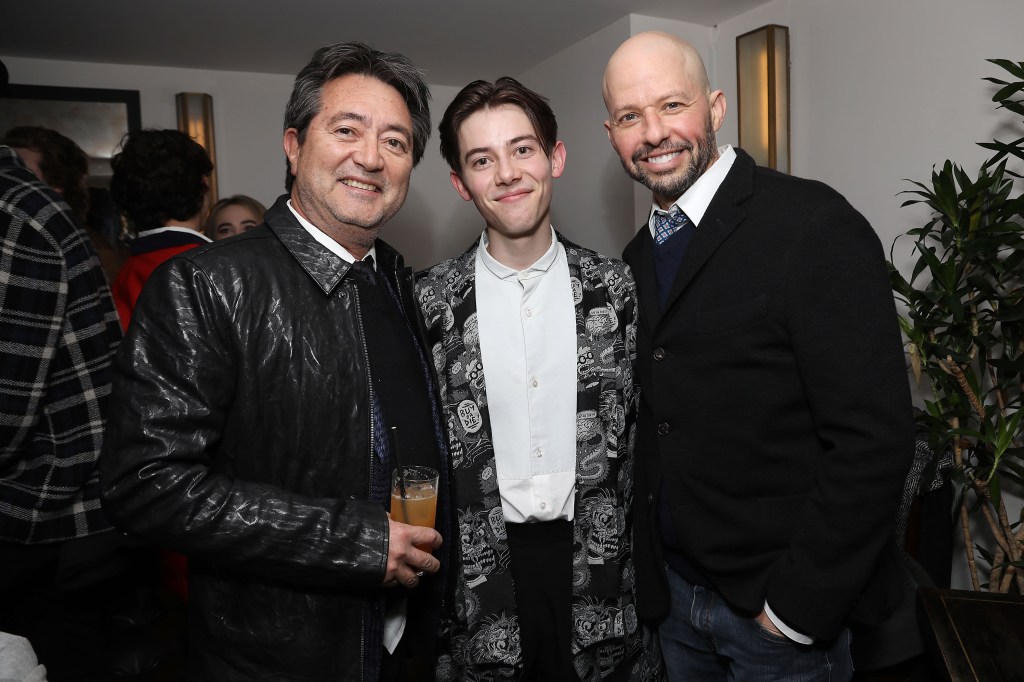 Cellin Gluck, Griffin Gluck and Jon Cryer