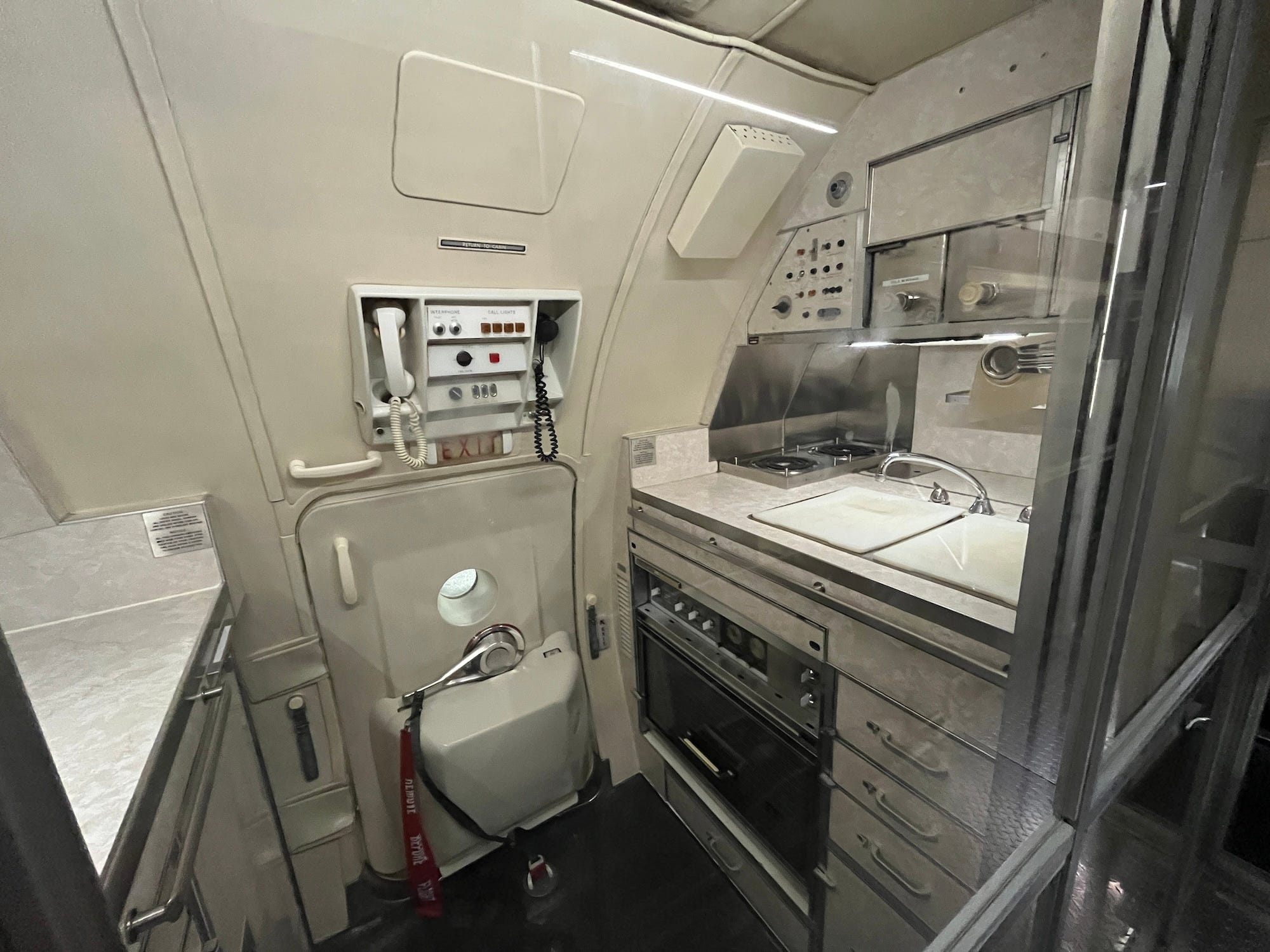 The galley on board SAM 26000.