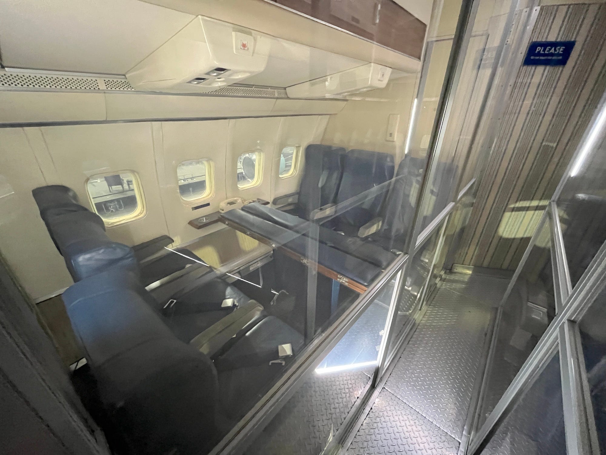 A seating area aboard SAM 26000.
