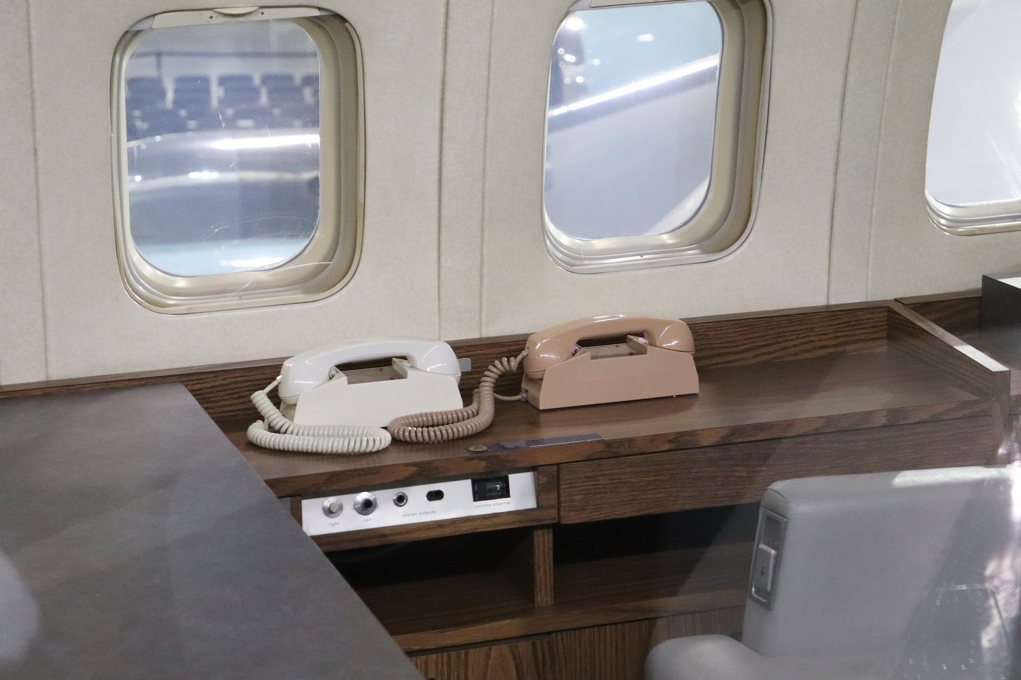 Two phones in the president's stateroom on Air Force One SAM 26000.