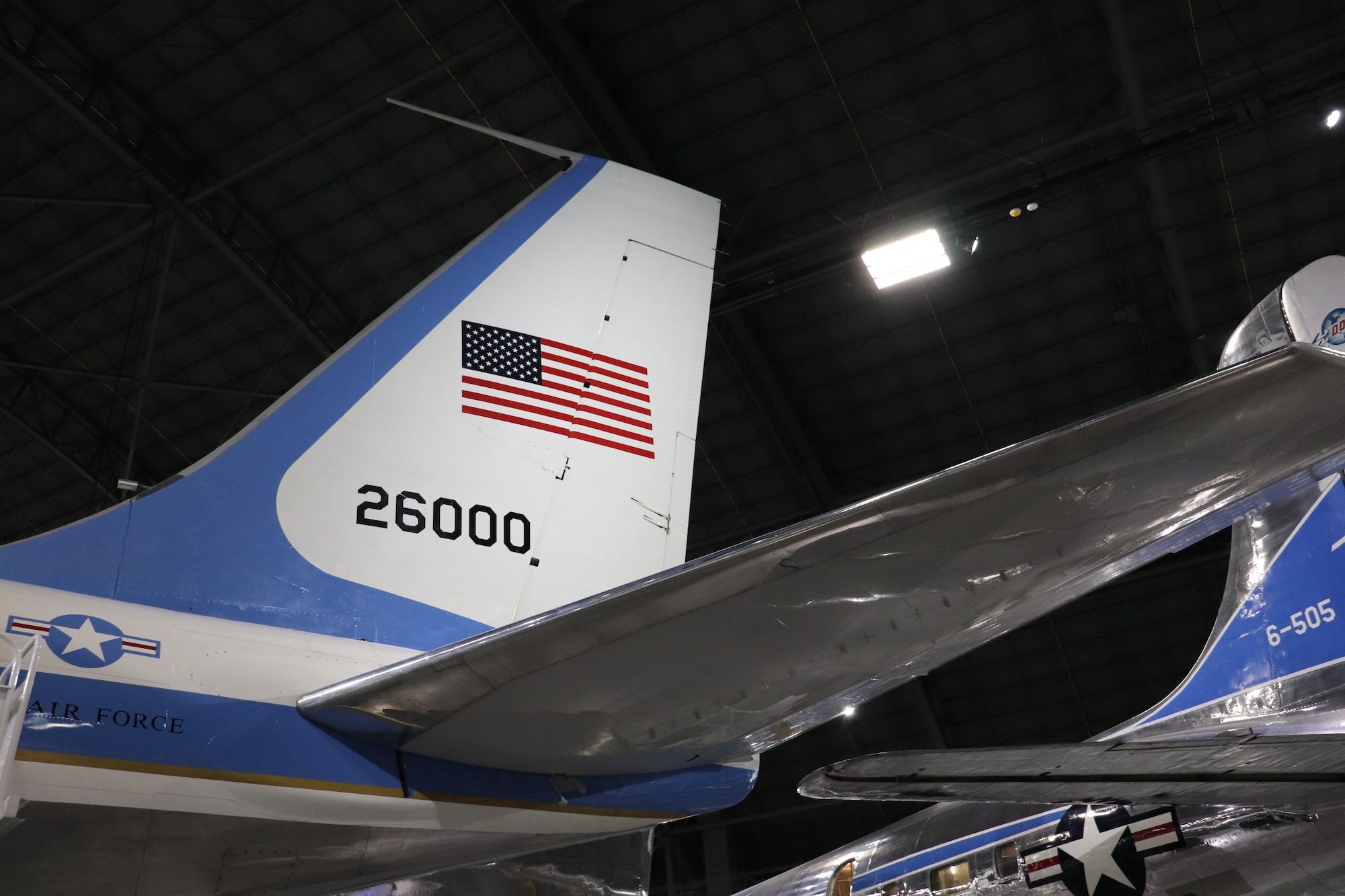 The tail of SAM 26000.